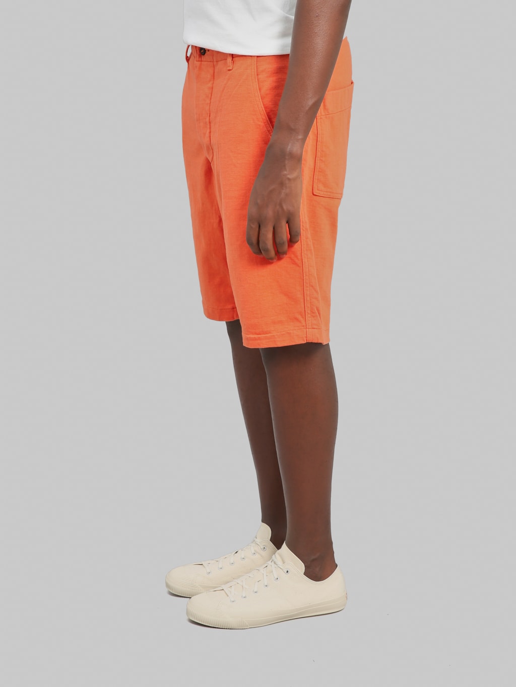 Deluxeware DX100J 12.5oz Hard Knit Shorts Texas Orange