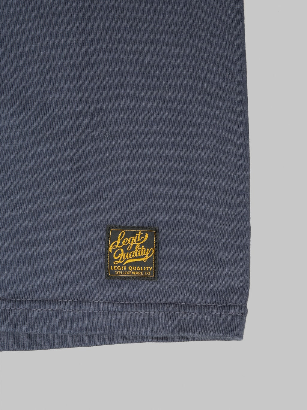 Deluxeware DXTS-00 12.5oz Heavyweight Loopwheeled T-Shirt Blue