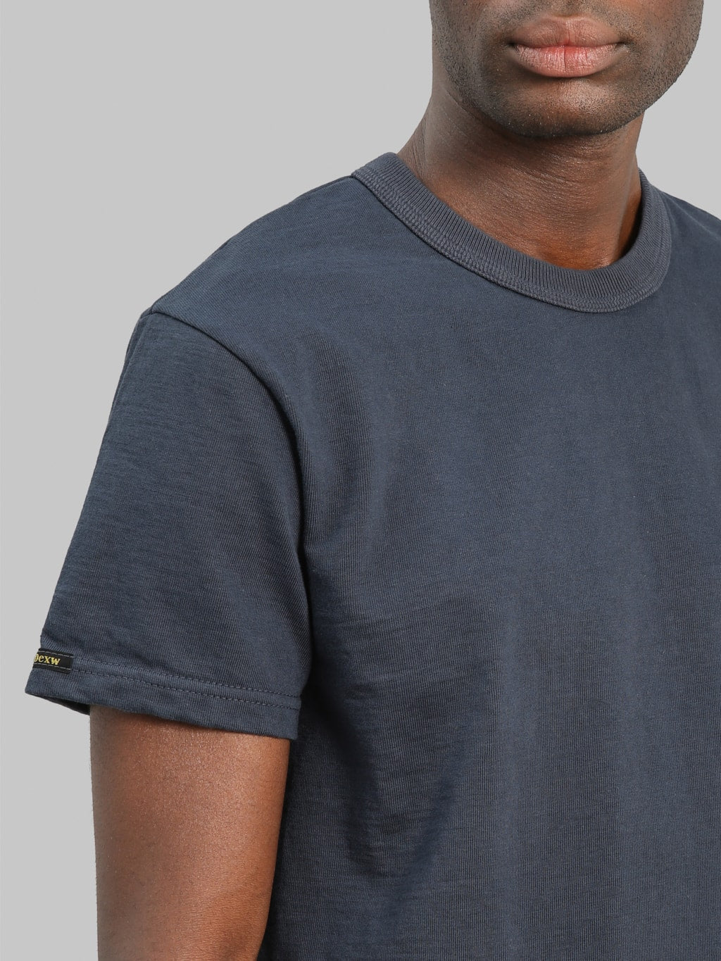 Deluxeware DXTS-00 12.5oz Heavyweight Loopwheeled T-Shirt Blue