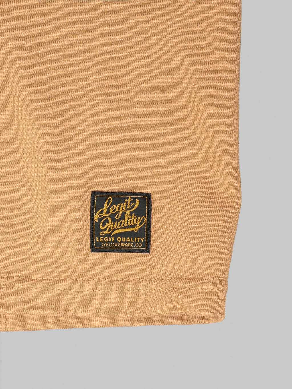 Deluxeware DXTS 00 Heavyweight Loopwheeled TShirt Gold stitching