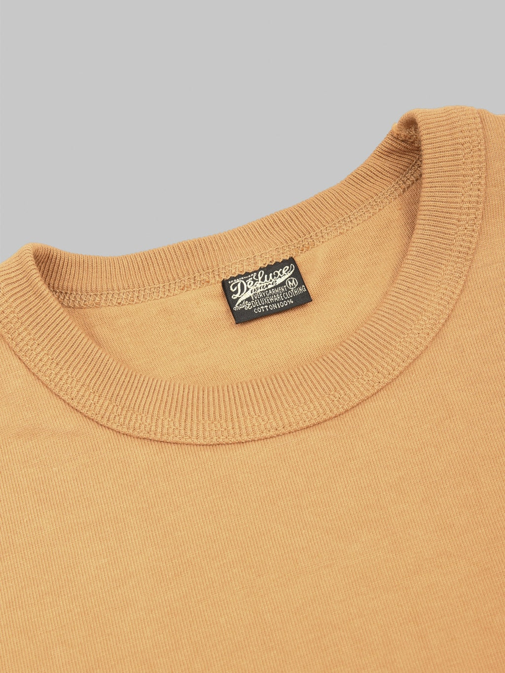 Deluxeware DXTS 00 Heavyweight Loopwheeled TShirt Gold interior tag