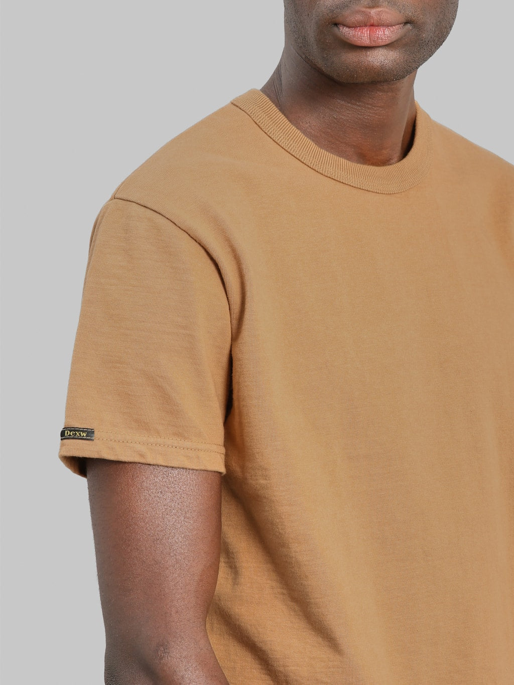 Deluxeware DXTS 00 Heavyweight Loopwheeled TShirt Gold short sleeve