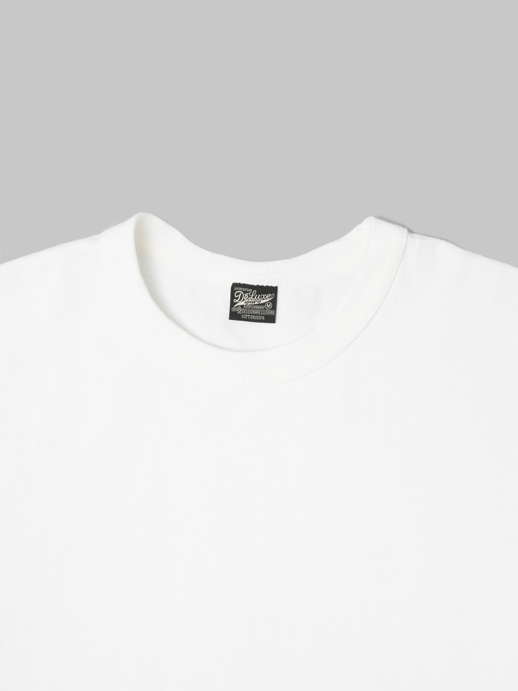 Deluxeware DXTS00 Heavyweight Loopwheeled TShirt Red collar