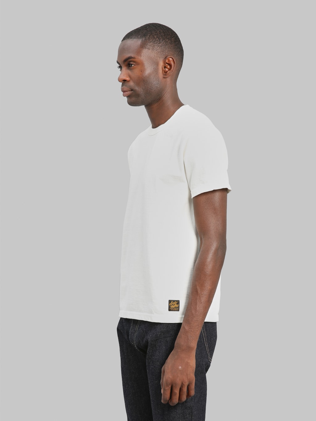 Deluxeware DXTS00 Heavyweight Loopwheeled TShirt Red side look