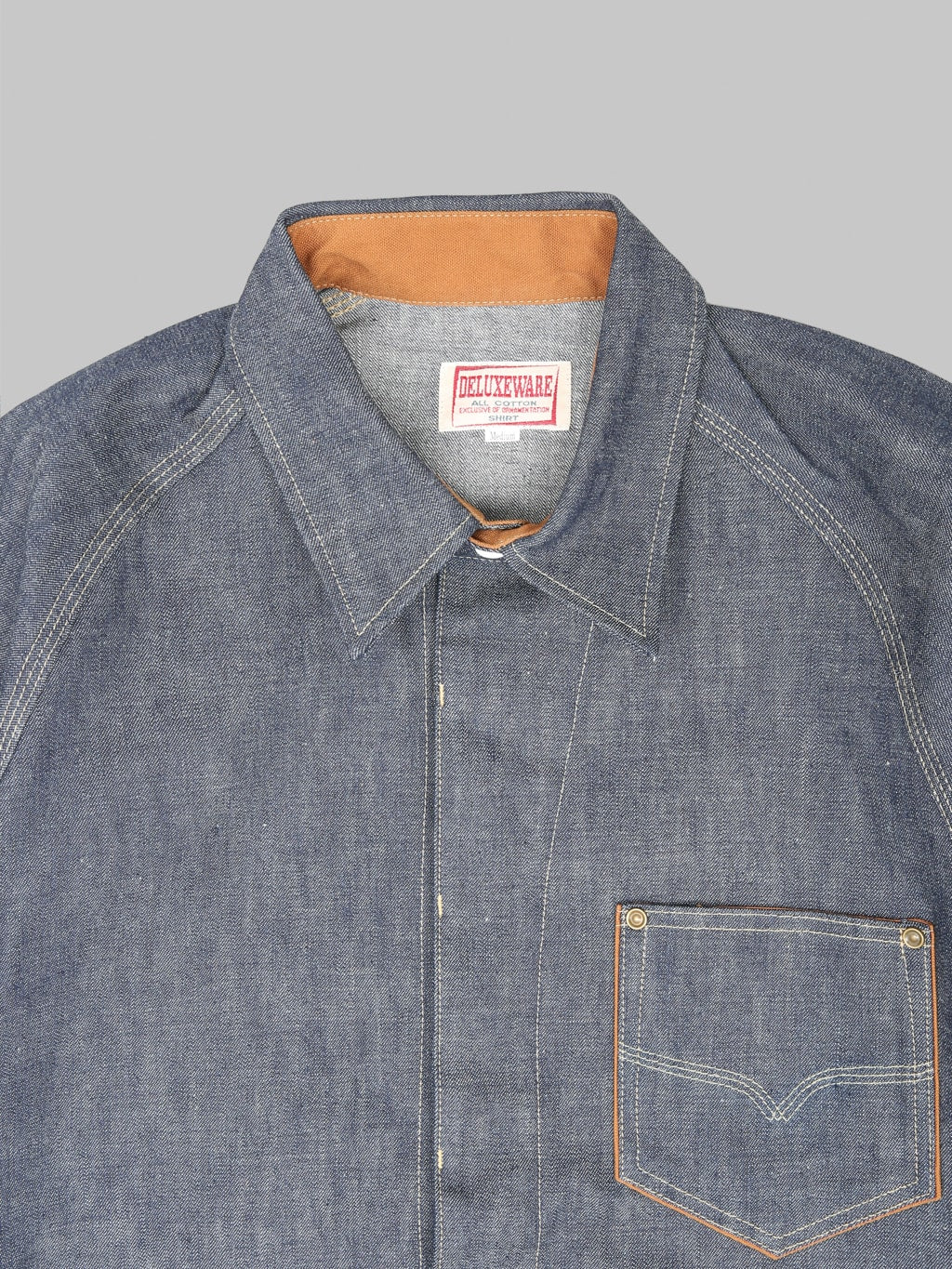 Deluxeware 7640 1940s Denim Shirt front pocket