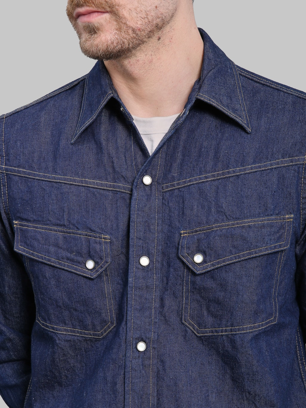 Deluxeware 7500 Saddle Master Indigo Shirt