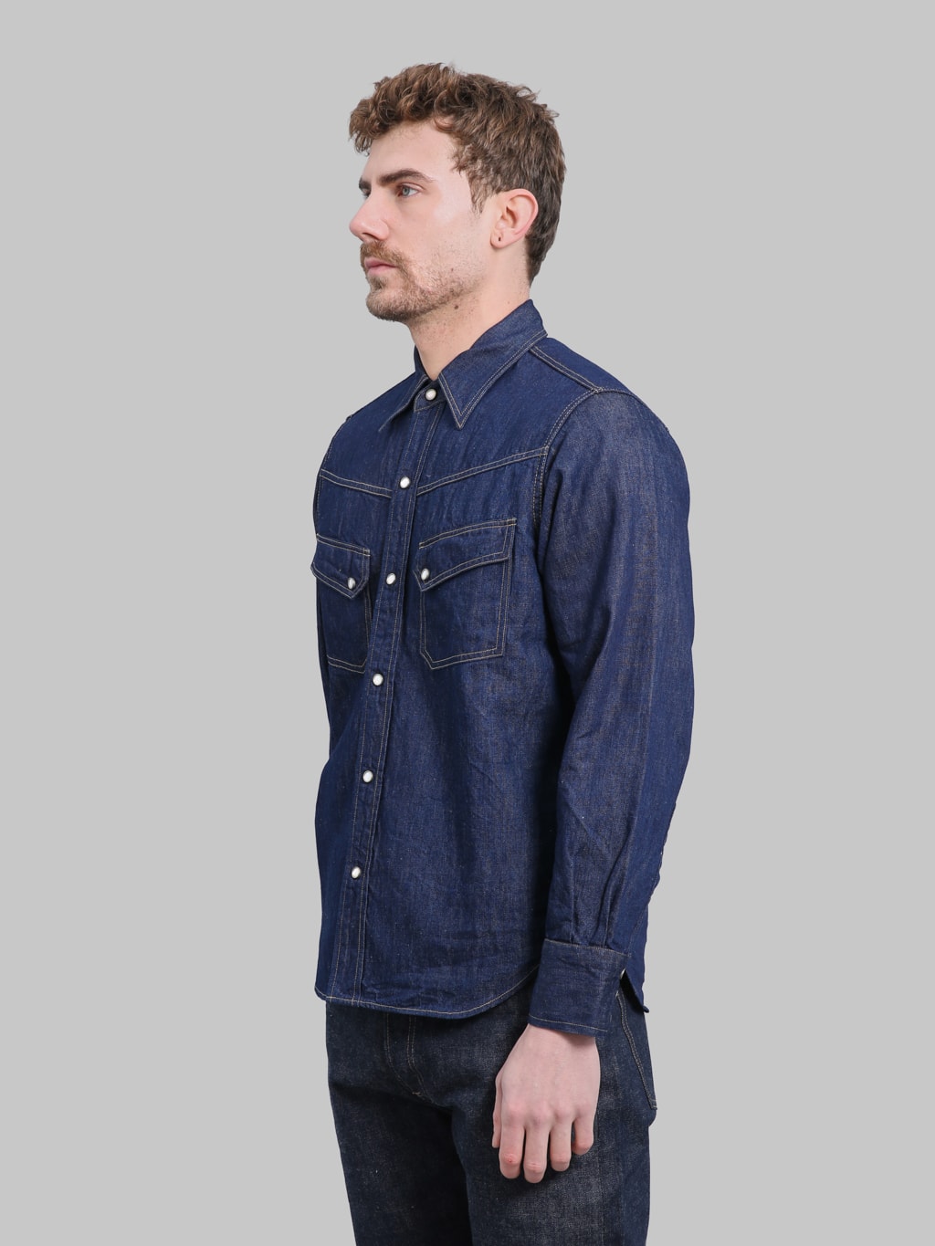 Deluxeware 7500 Saddle Master Indigo Shirt