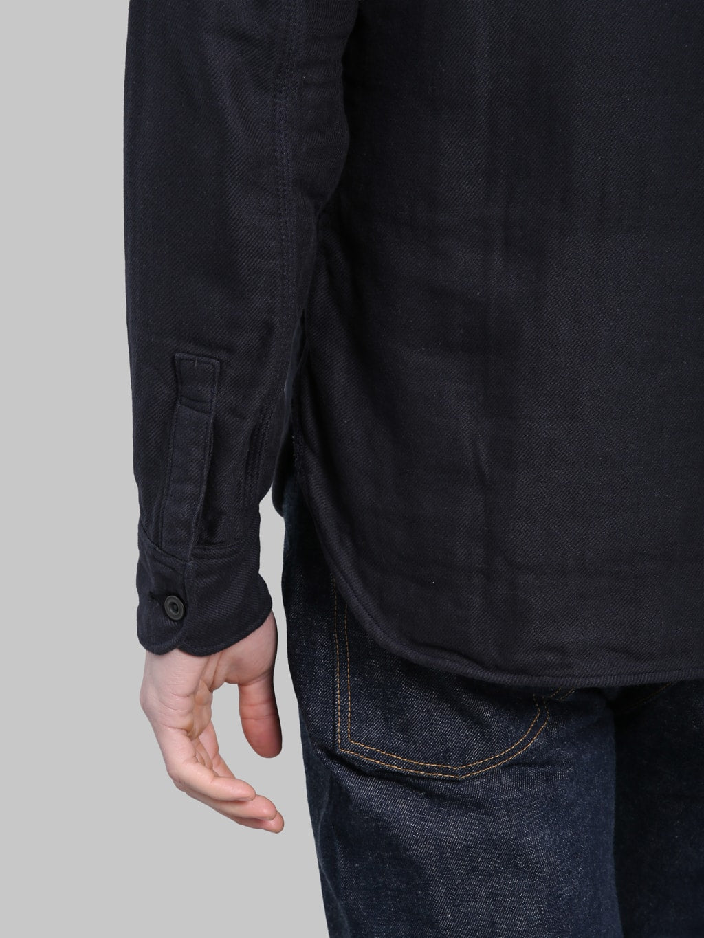 Deluxeware 7649C 40's Native Border Shirt Navy - Redcast Heritage Co.