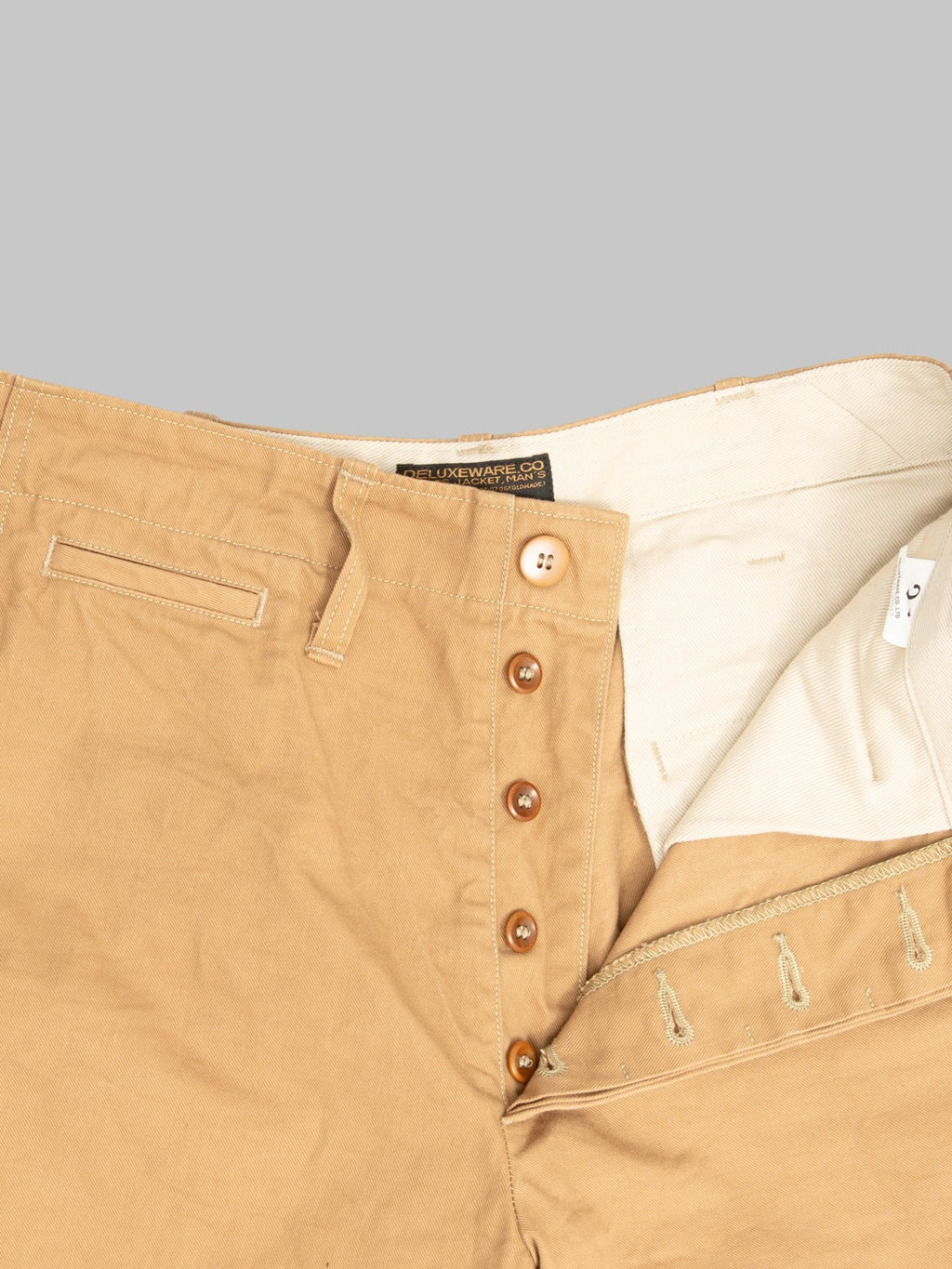 Deluxeware 946A Chino Trousers Khaki