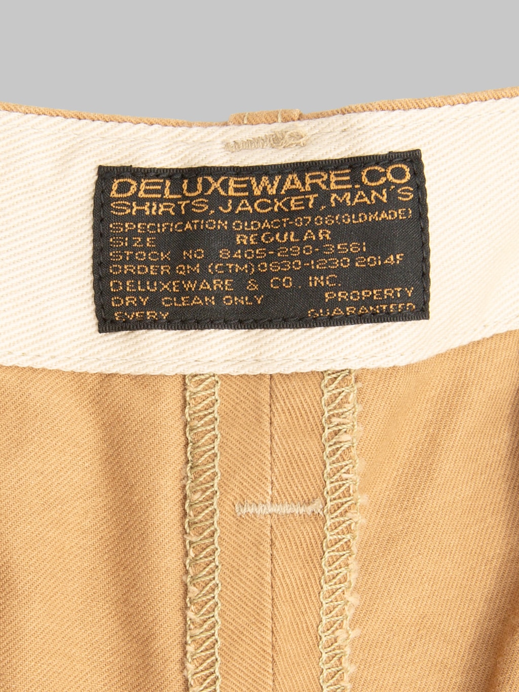 Deluxeware 946A Chino Trousers Khaki