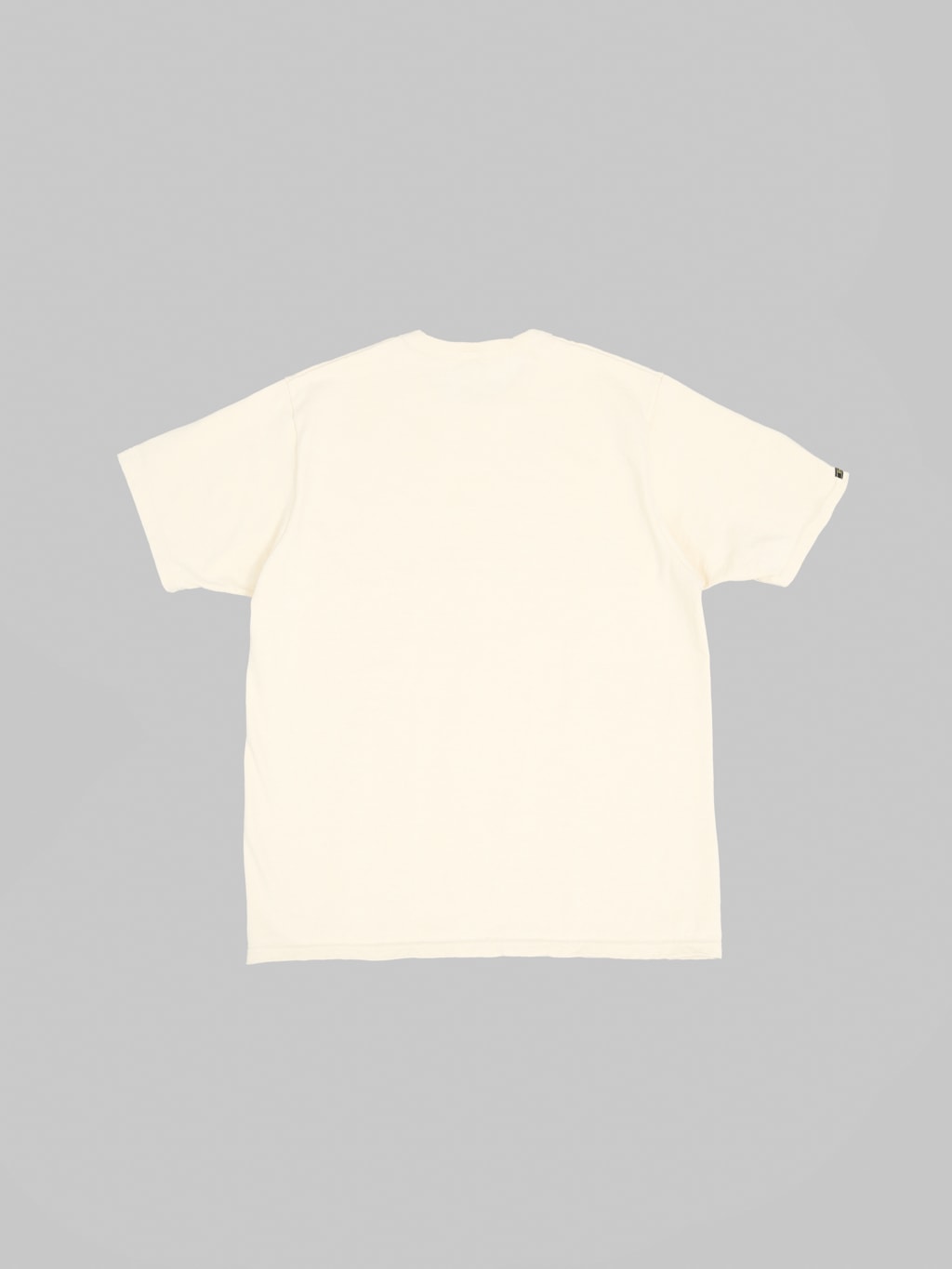 Deluxeware DXTS00 12.5oz Heavyweight Loopwheeled TShirt Ash Yellow back