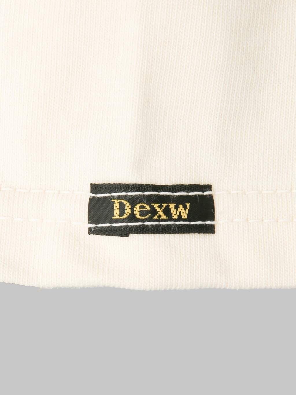 Deluxeware DXTS00 12.5oz Heavyweight Loopwheeled TShirt Ash Yellow tag
