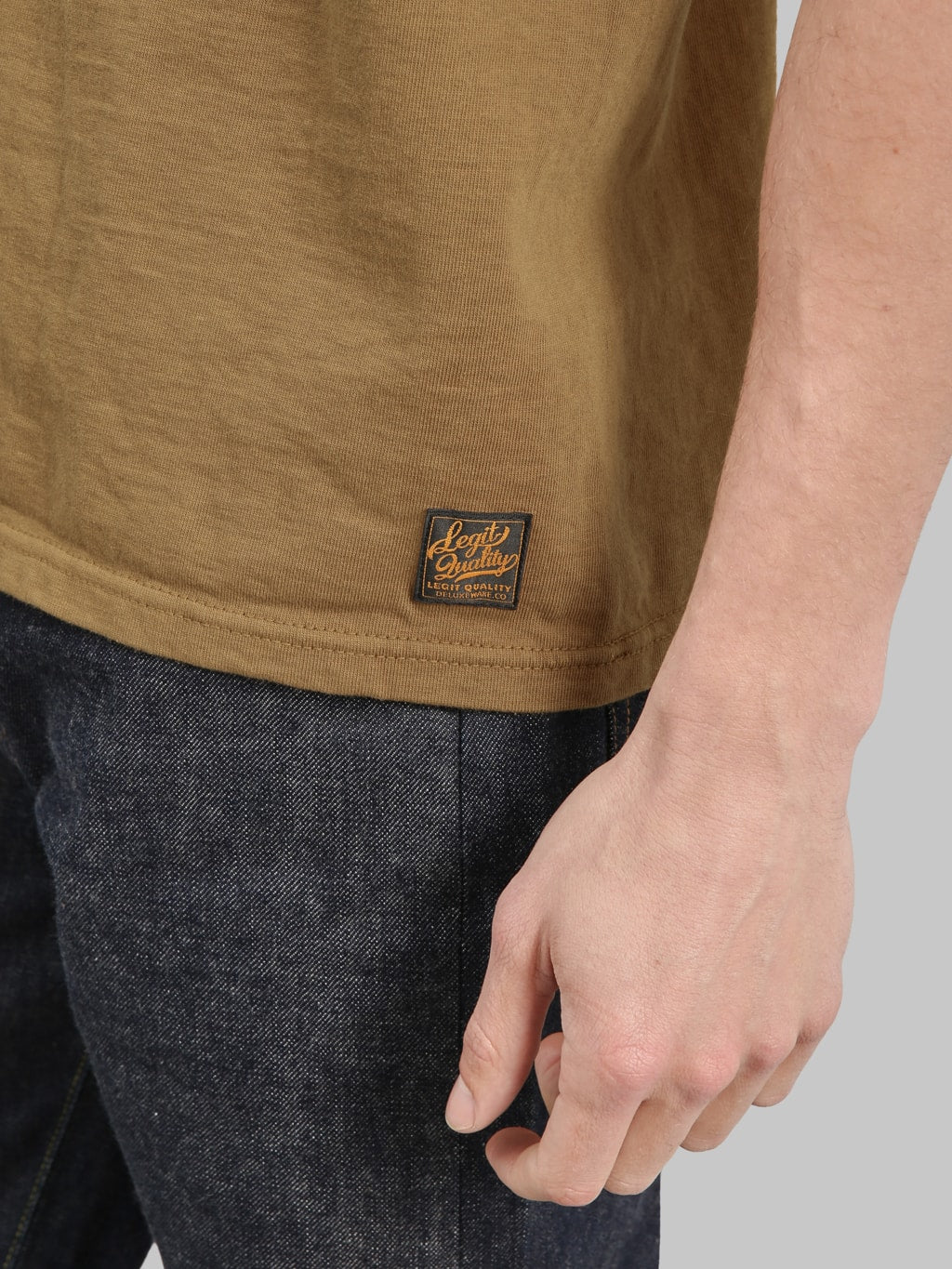 Deluxeware DXTS-00 12.5oz Heavyweight Loopwheeled T-Shirt Dd Mustard