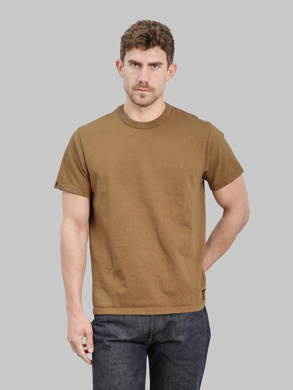 Deluxeware DXTS-00 12.5oz Heavyweight Loopwheeled T-Shirt Dd Mustard