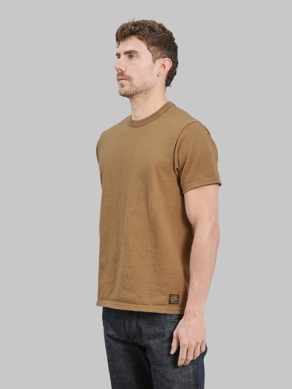 Deluxeware DXTS-00 12.5oz Heavyweight Loopwheeled T-Shirt Dd Mustard