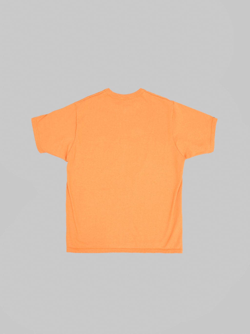 Deluxeware DXTS00 Heavyweight Loopwheeled TShirt Texas Orange back