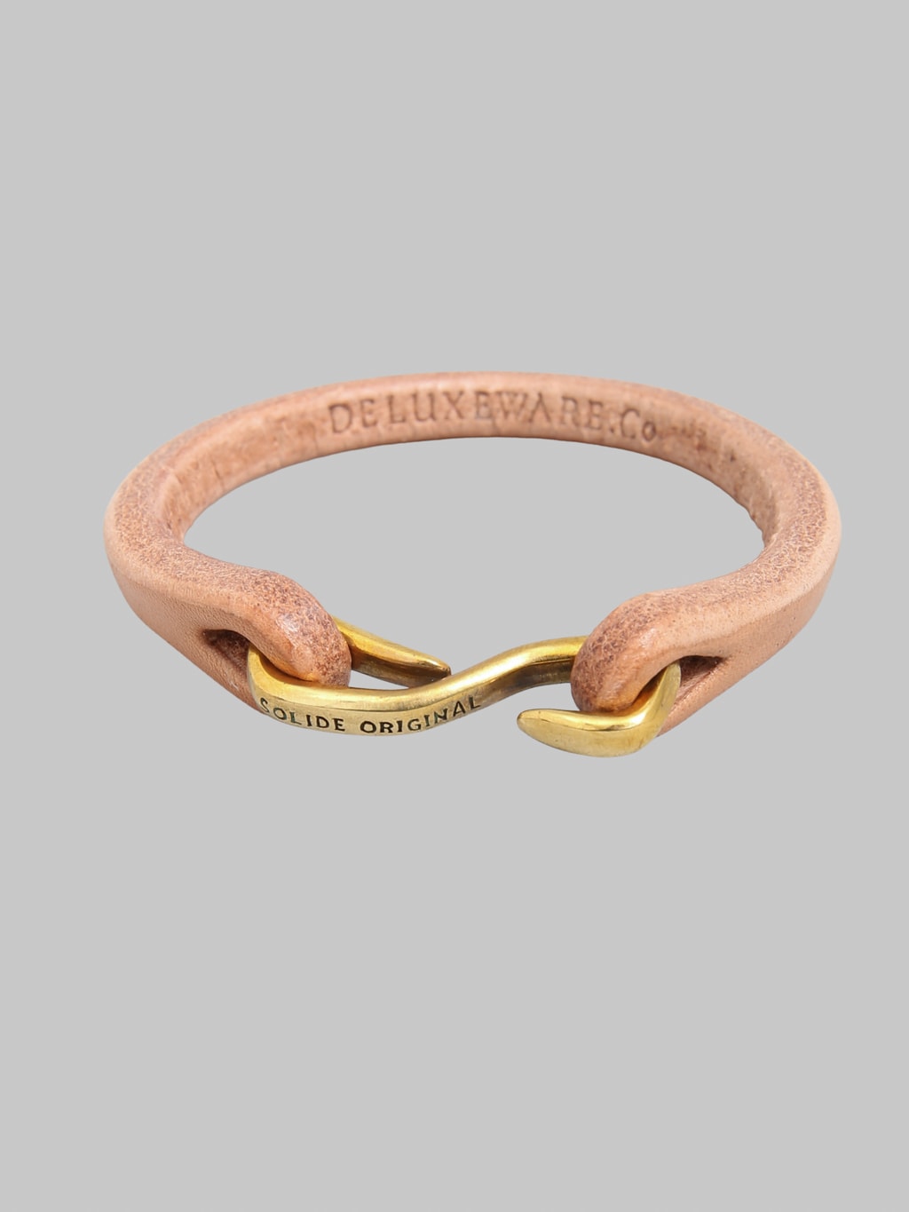 Deluxeware Leather Bracelet Natural 6mm Tochigi Steerhide | Japan