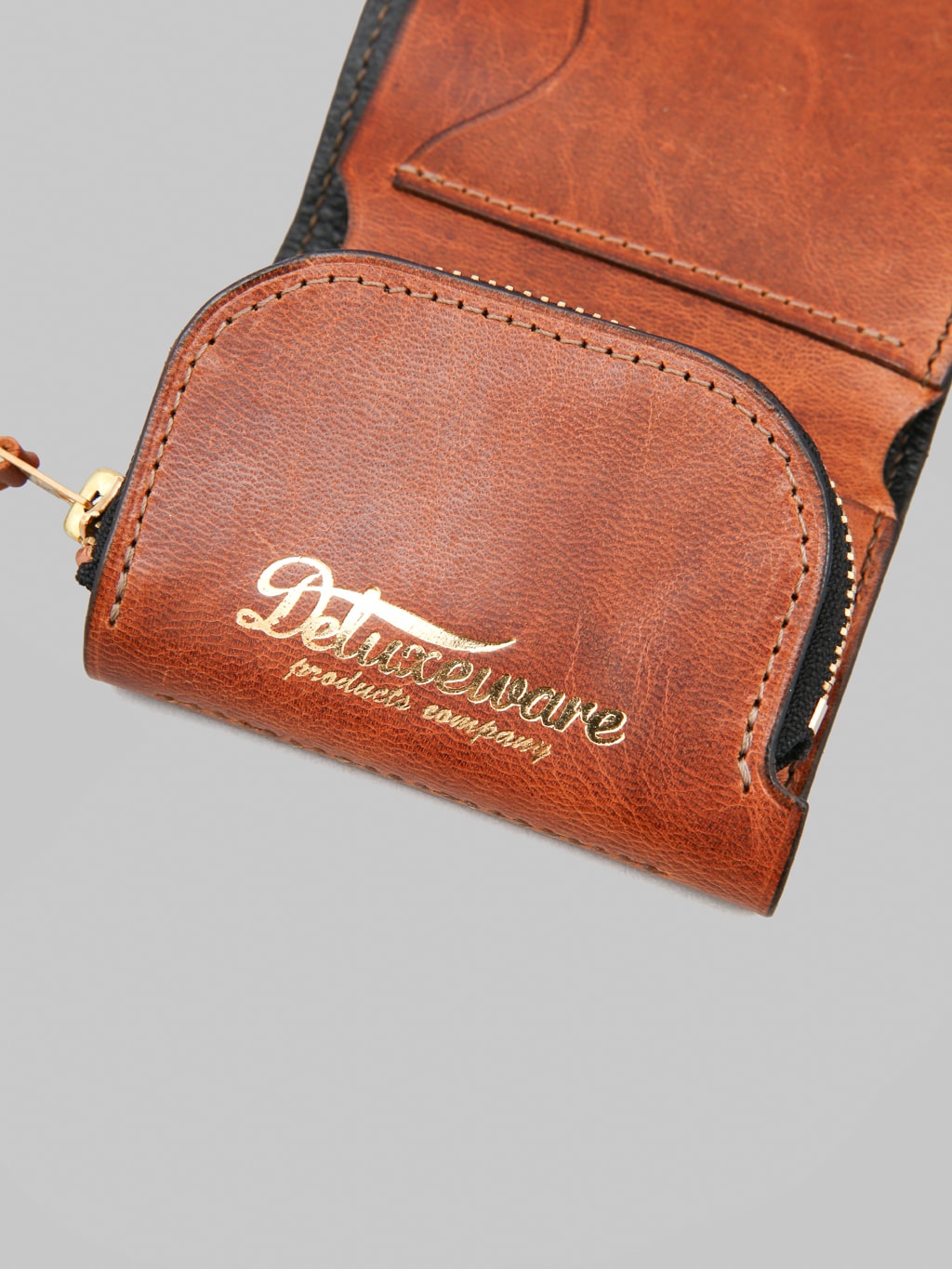 Deluxeware DLW-005 Leather Wallet Camel