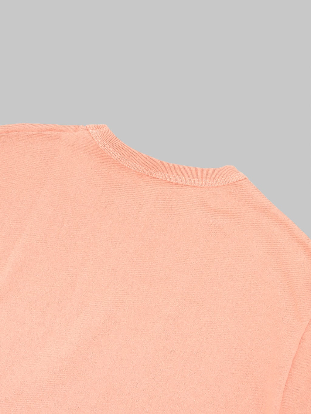 Deluxeware SDTS00 10.5oz T-Shirt Smn Pink back collar stitching
