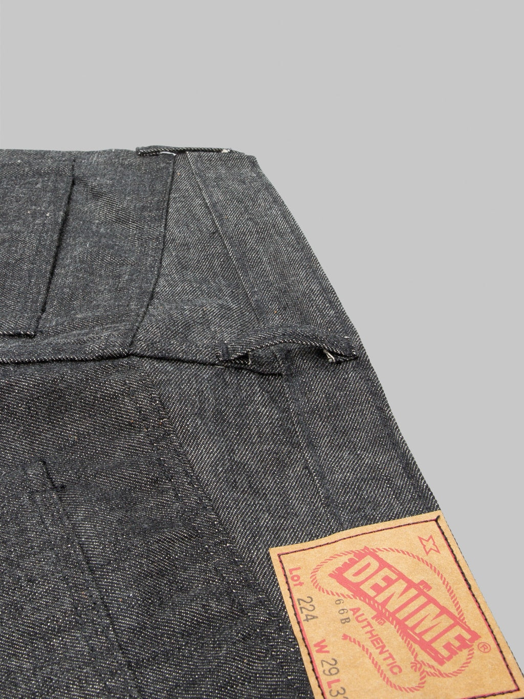 Denime By Warehouse 224 66B Model  Regular Straight Jeans Black belt loop