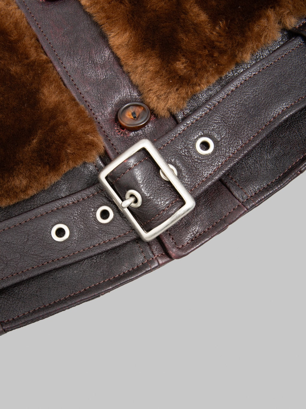 Double Helix Conductor Red Core Horsehide Black Brown adjuster