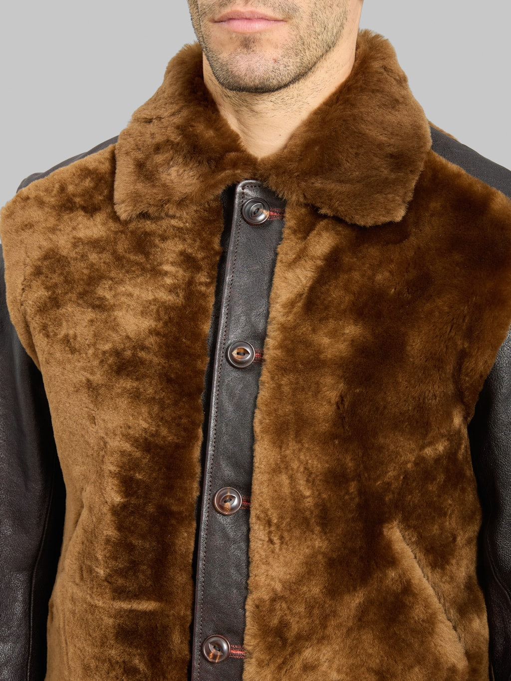 Double Helix Conductor Red Core Horsehide Black Brown chest