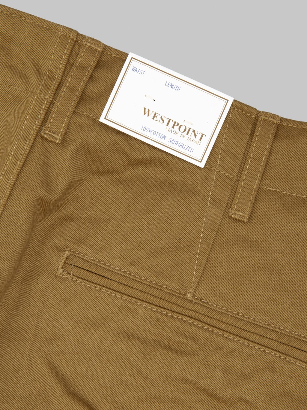 FOB Factory F0514 Narrow US Trousers Khaki