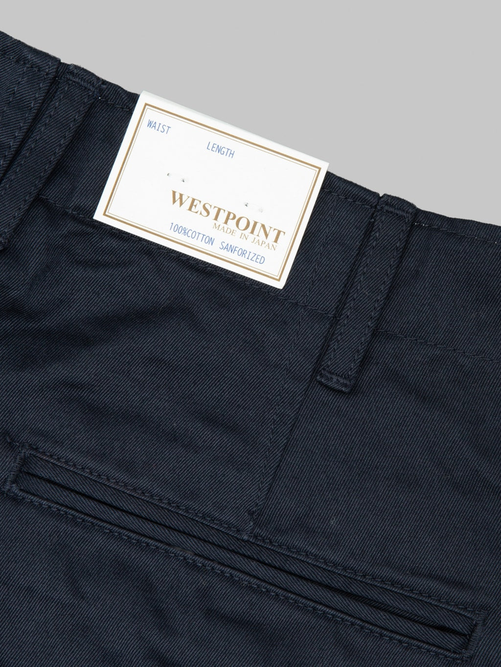 FOB Factory F0514 Narrow US Trousers Navy