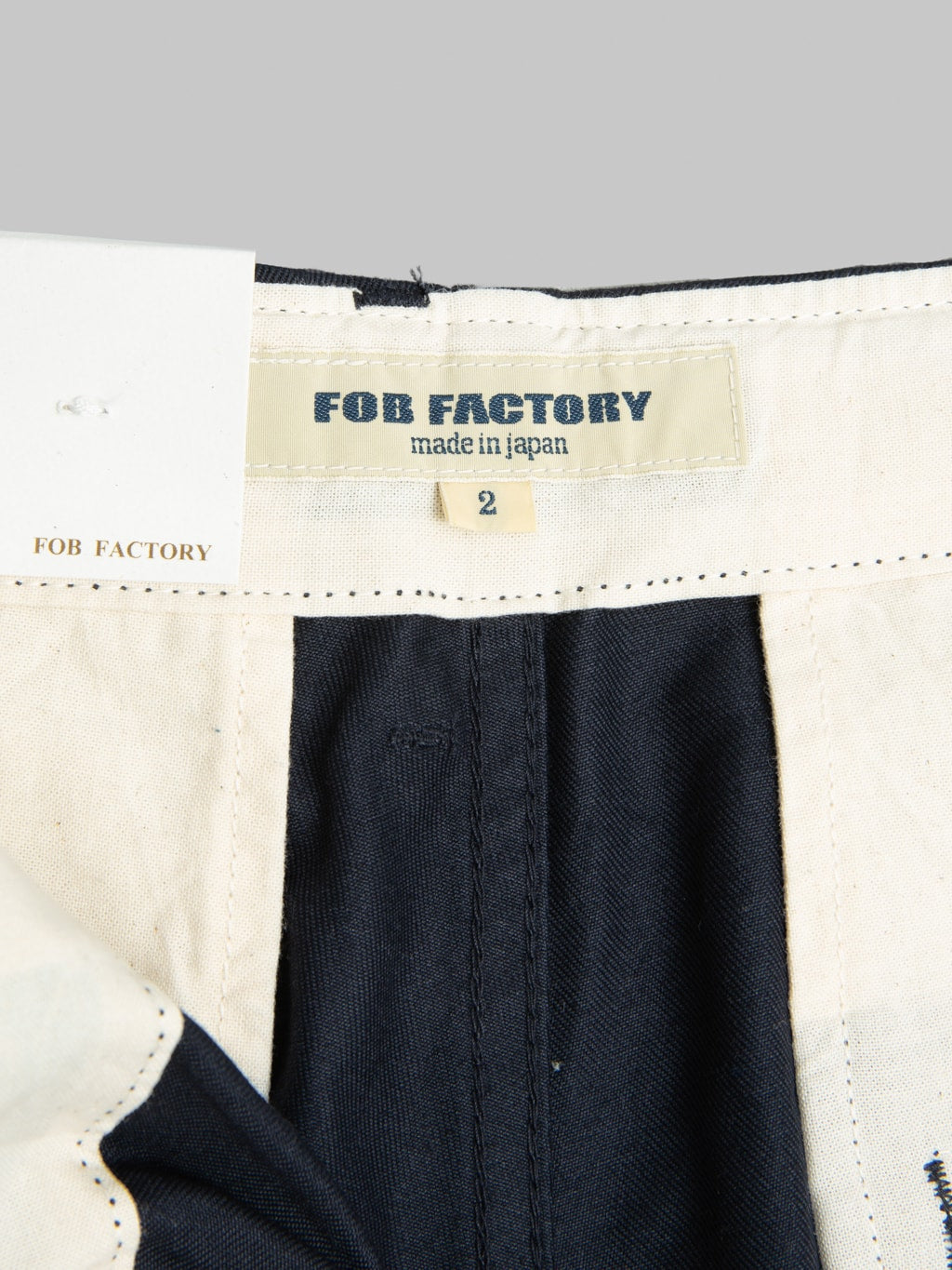 FOB Factory F0514 Narrow US Trousers Navy