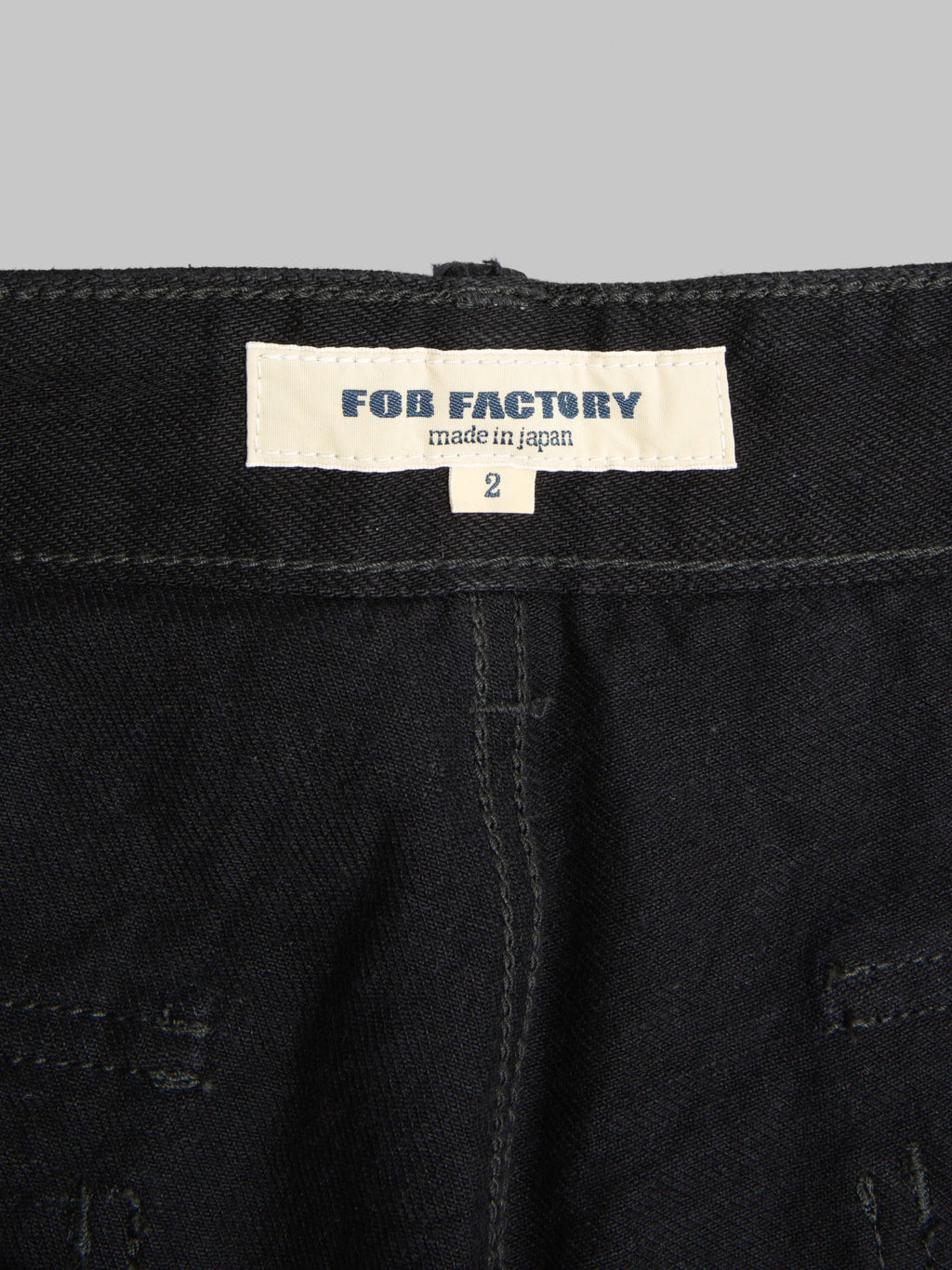 FOB Factory F0541 888 Denim Baker Pants Black