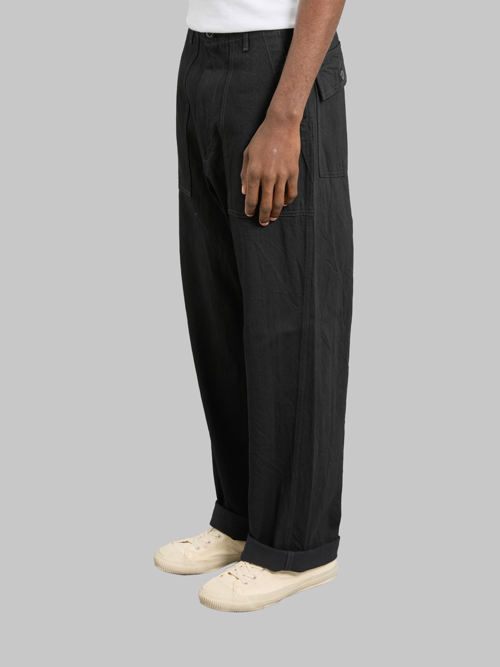 FOB Factory F0541 888 Denim Baker Pants Black