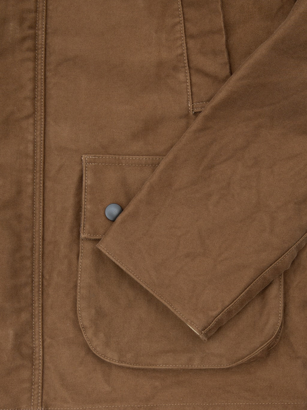 FOB Factory F2361 Moleskin Riding Jacket Brown