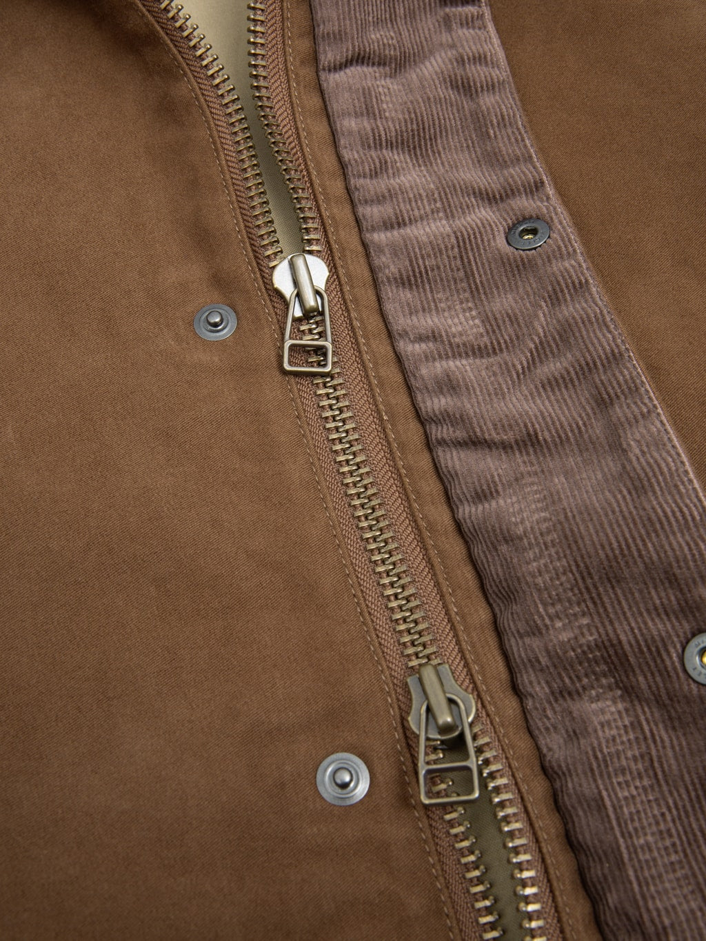 FOB Factory F2361 Moleskin Riding Jacket Brown