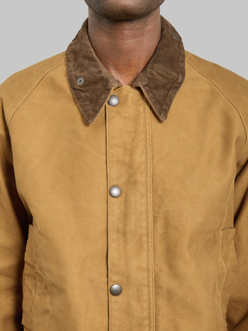 FOB Factory F2361 Moleskin Riding Jacket Khaki