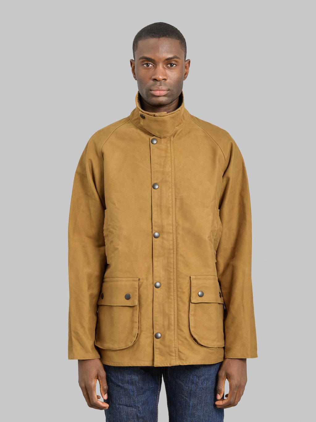 FOB Factory F2361 Moleskin Riding Jacket Khaki