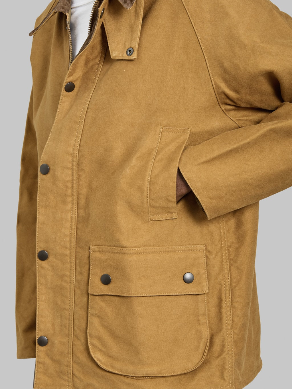 FOB Factory F2361 Moleskin Riding Jacket Khaki