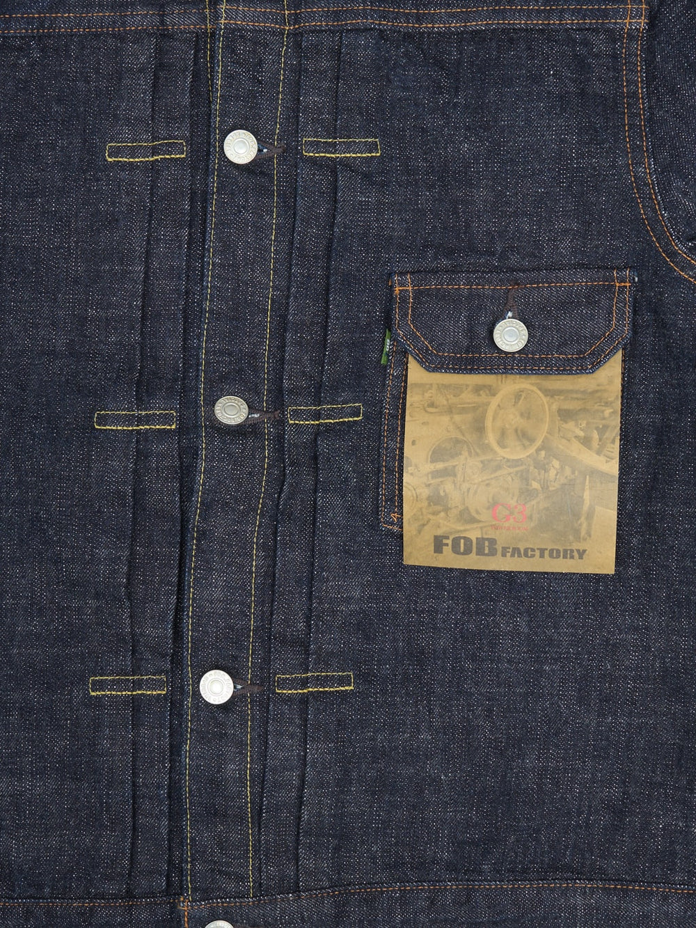 FOB Factory F2400 G3 Type I Denim Jacket - Premium Vintage Japanese ...
