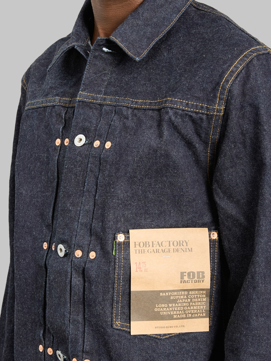 FOB Factory F2432 Garage Selvedge Denim Jacket