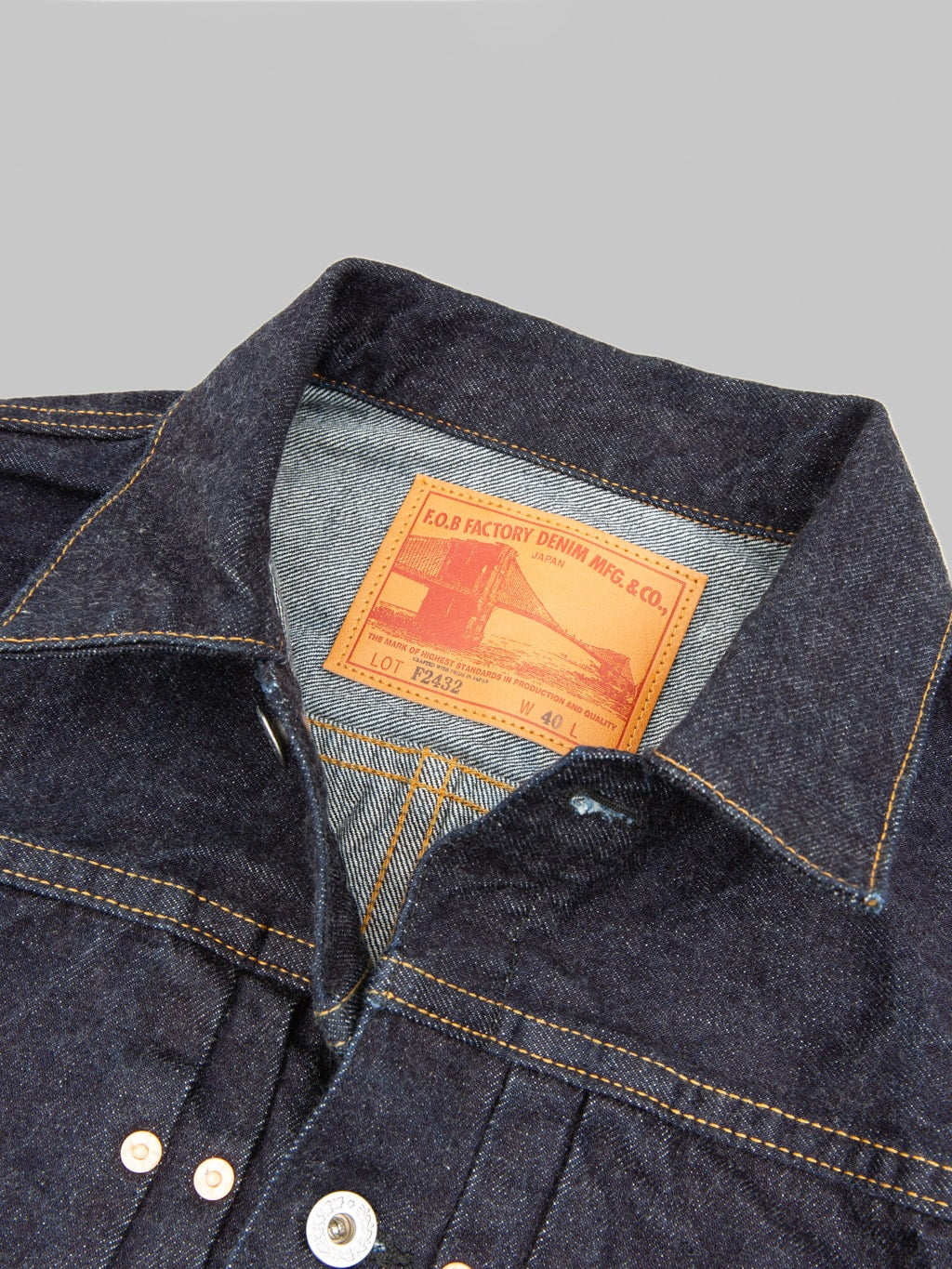 FOB Factory F2432 Garage Selvedge Denim Jacket