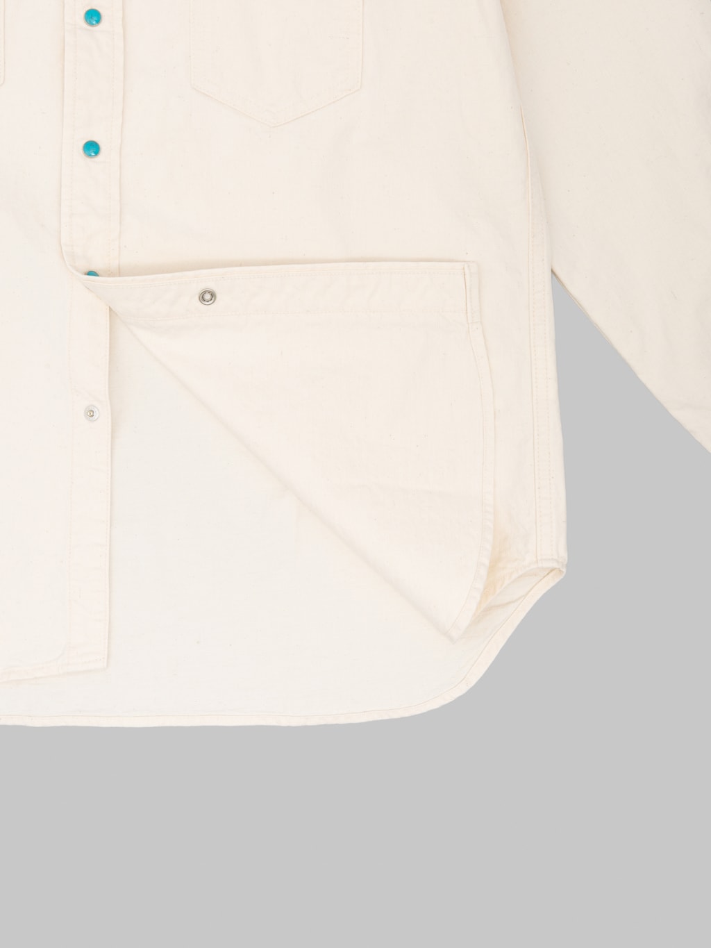 Fob Factory F3512 Western Shirt Ecru