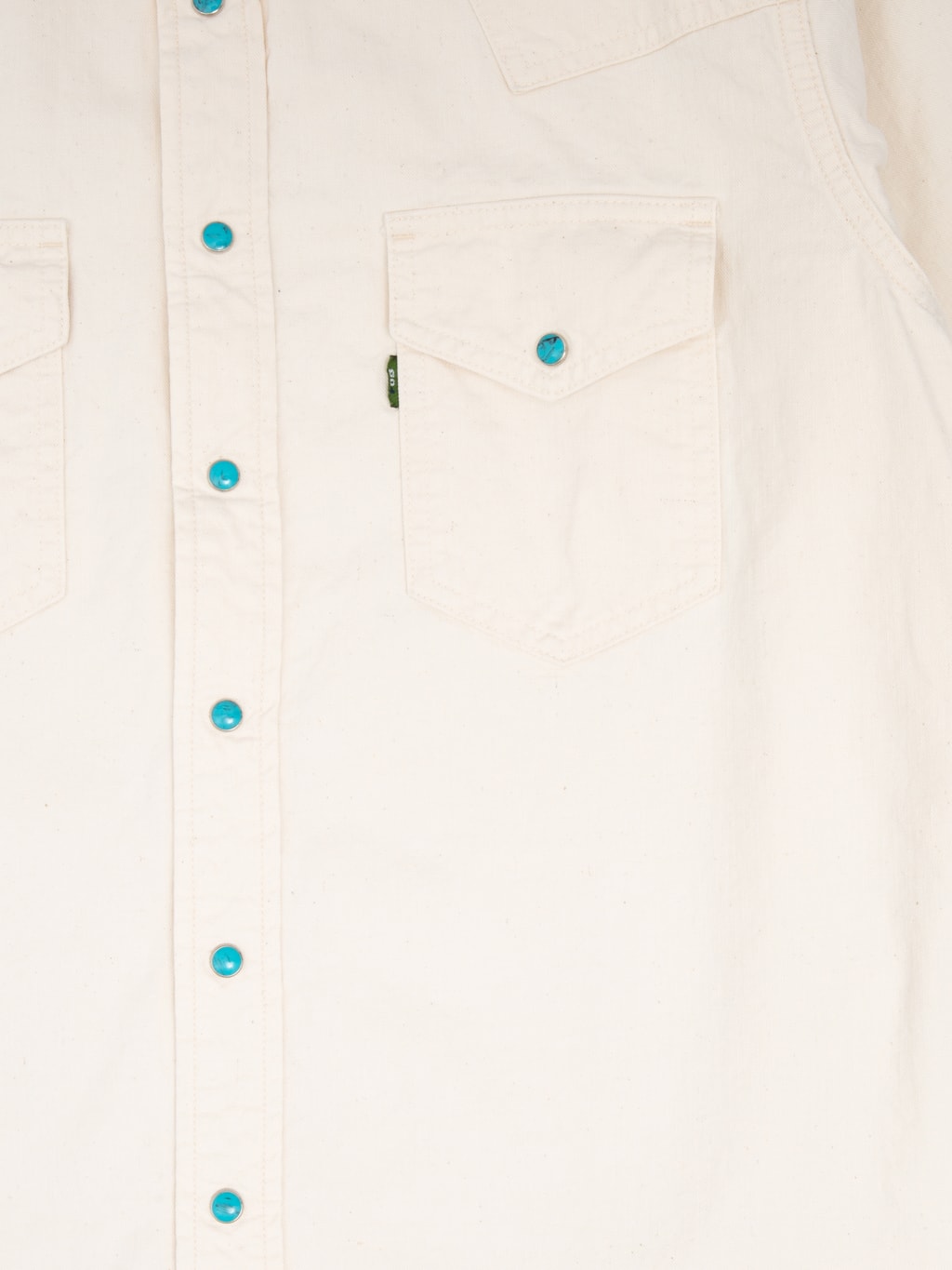 Fob Factory F3512 Western Shirt Ecru