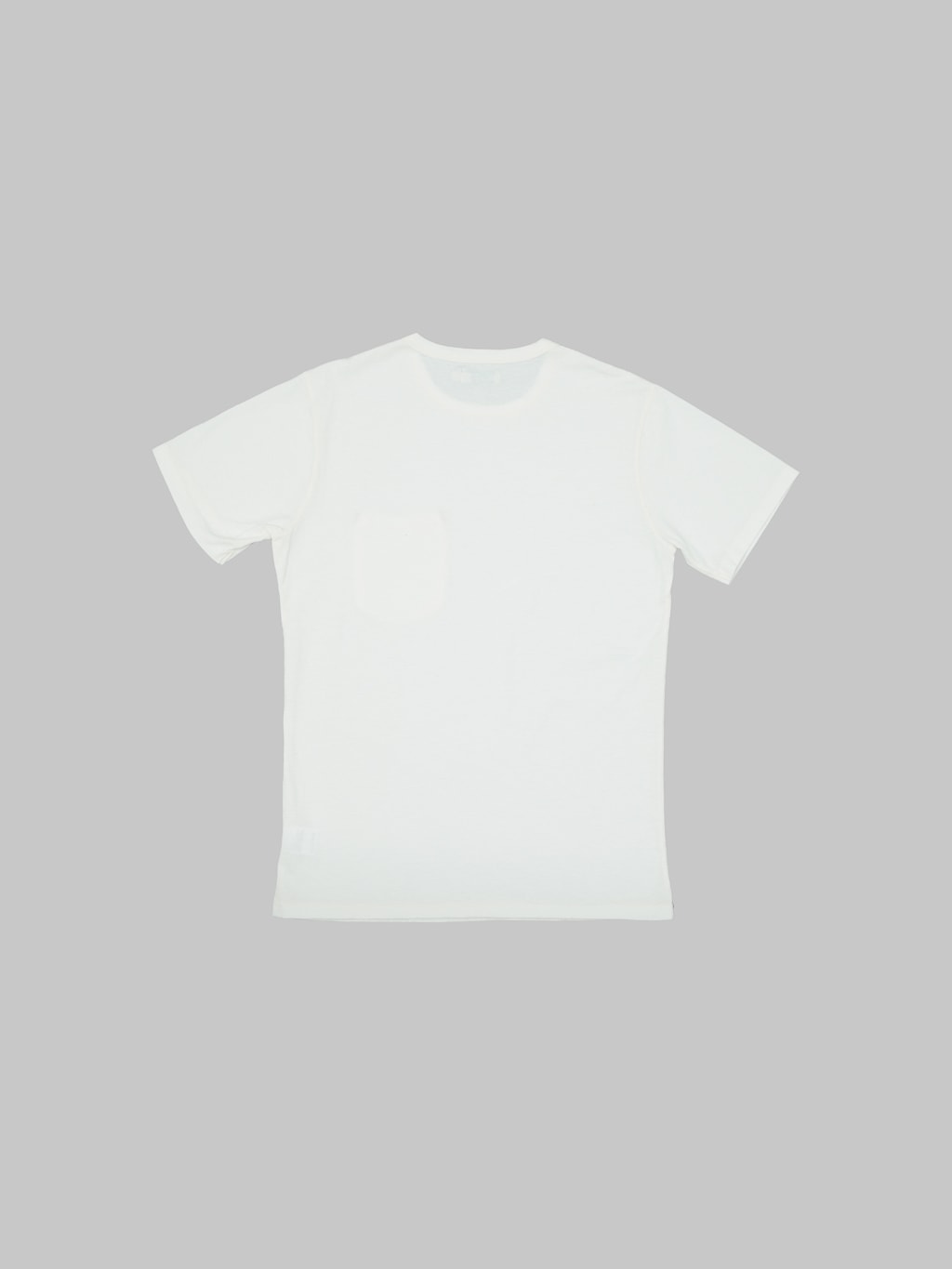 freenote cloth 9 ounce pocket t shirt white 100 cotton