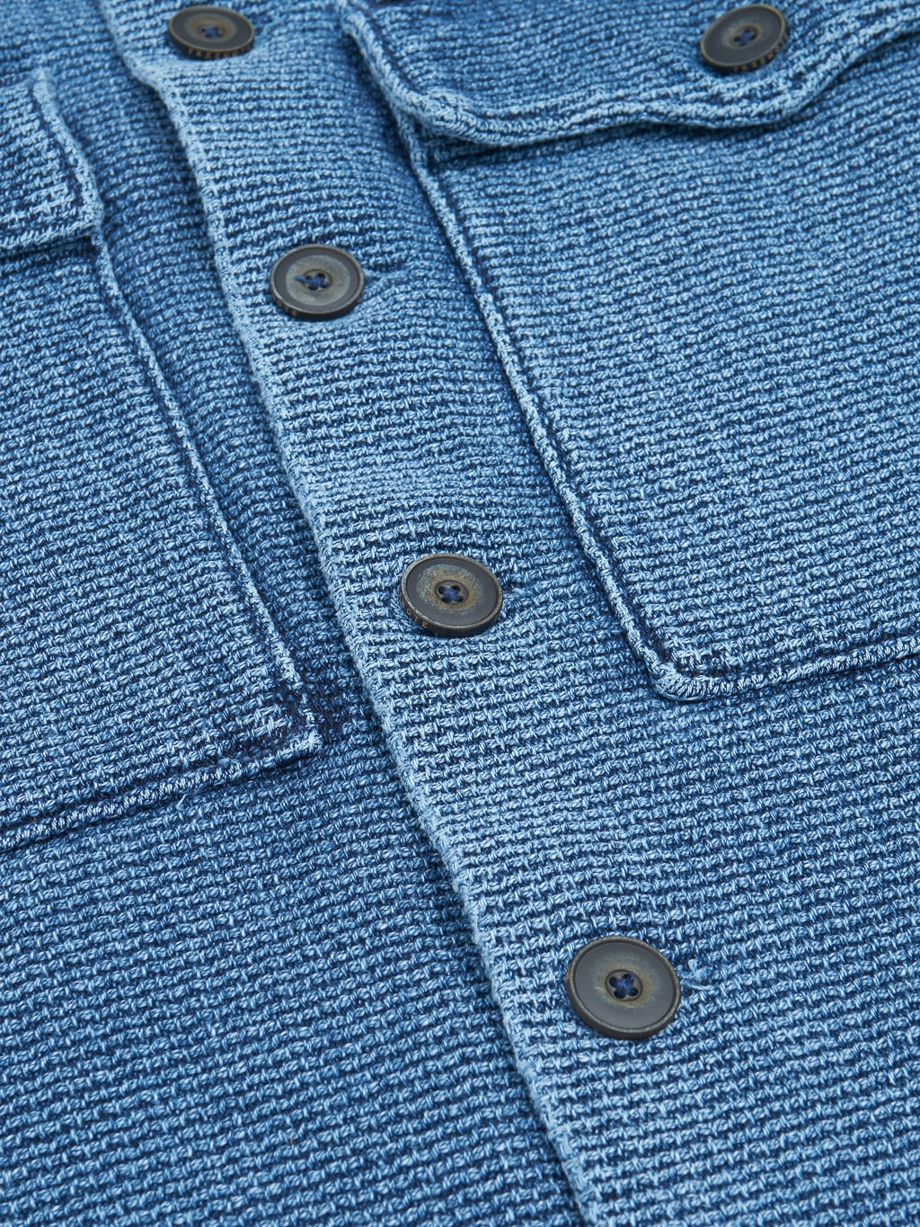 freenote cloth midway indigo sashiko jacket buttons
