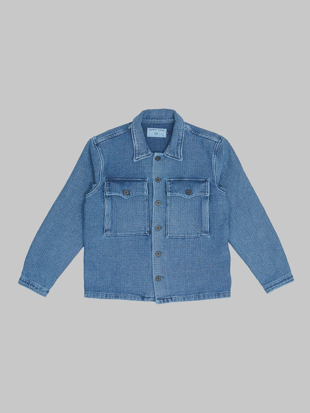 Freenote Cloth Midway Indigo Sashiko 2 Year Wash Jacket