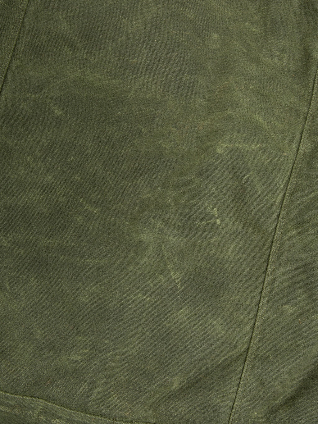 Freenote Cloth RJ2 Waxed Canvas 20oz Shearling Jacket Olive leather