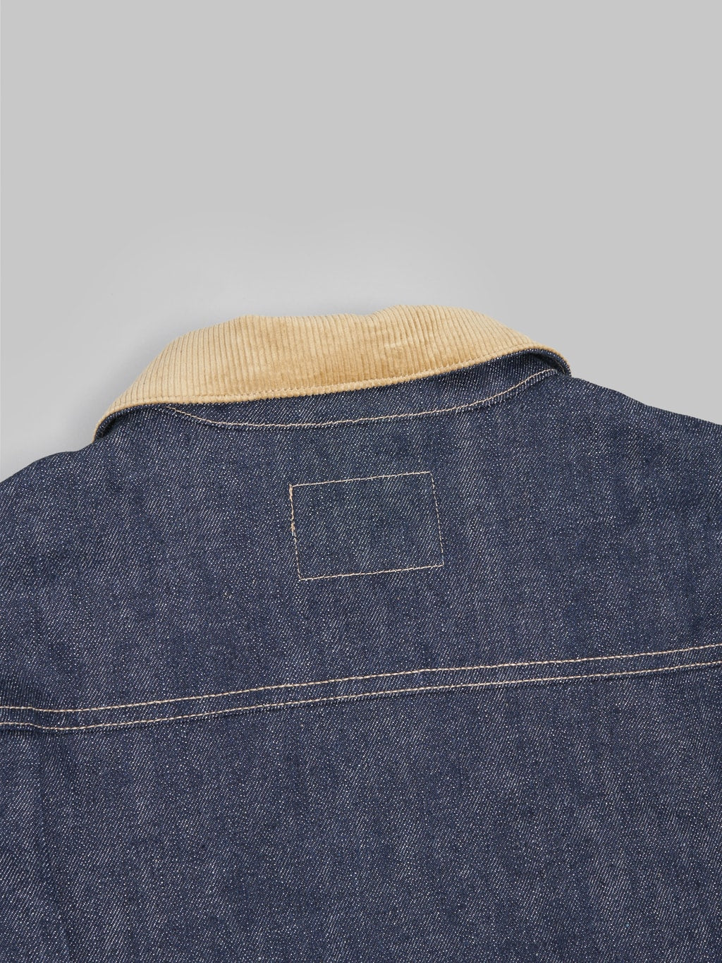 freenote cloth rj 313 ounce indigo selvedge denim jacket  stitiching