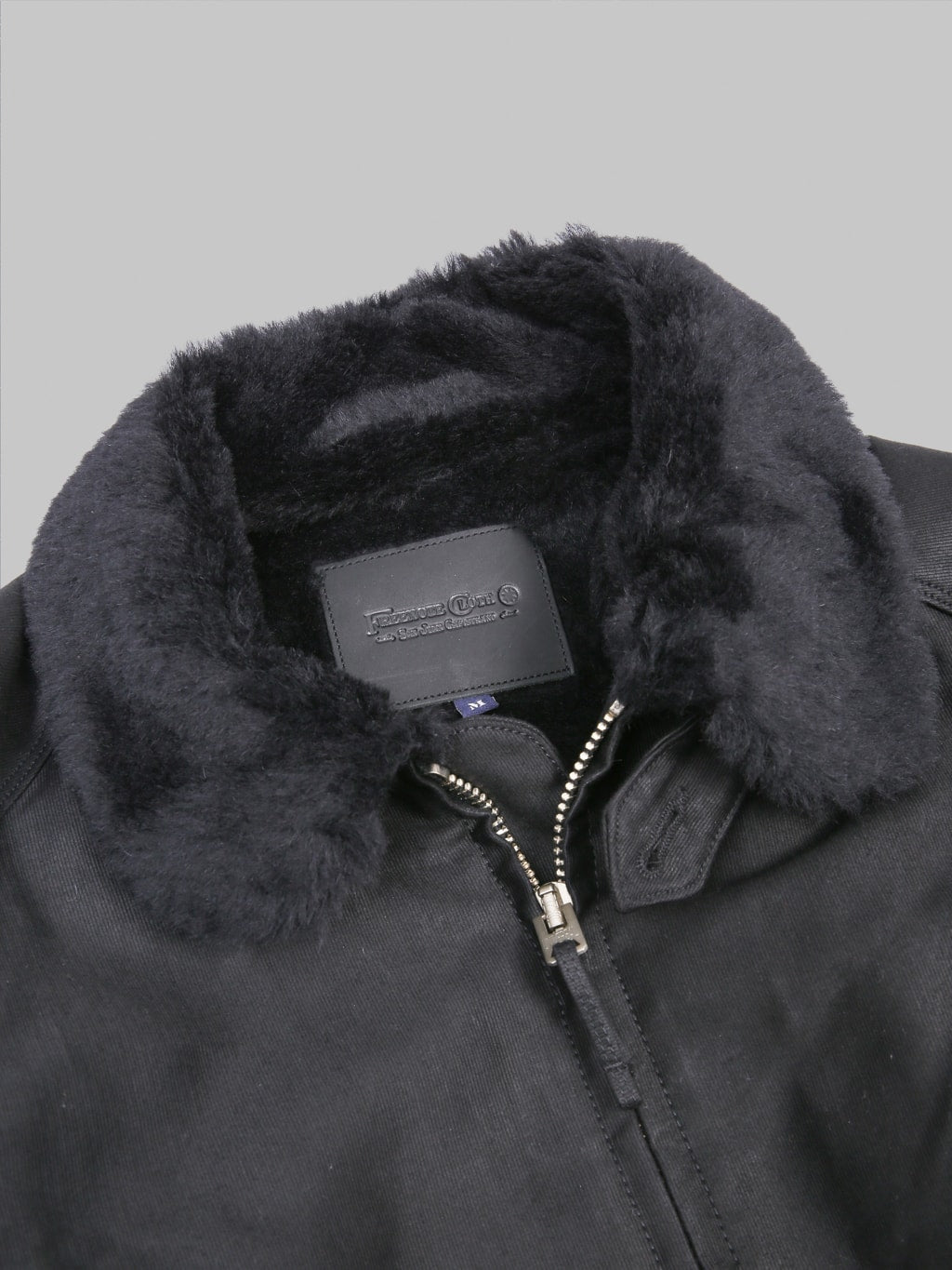 Freenote Mariner Heavy Jacket Black interior tag