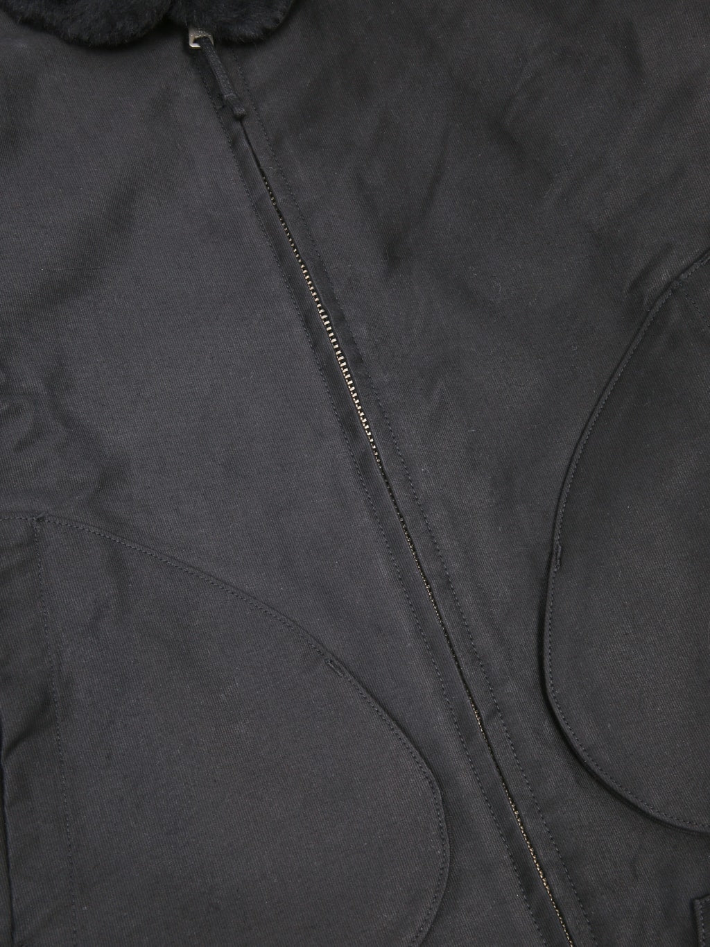 Freenote Mariner Heavy Jacket Black fabric