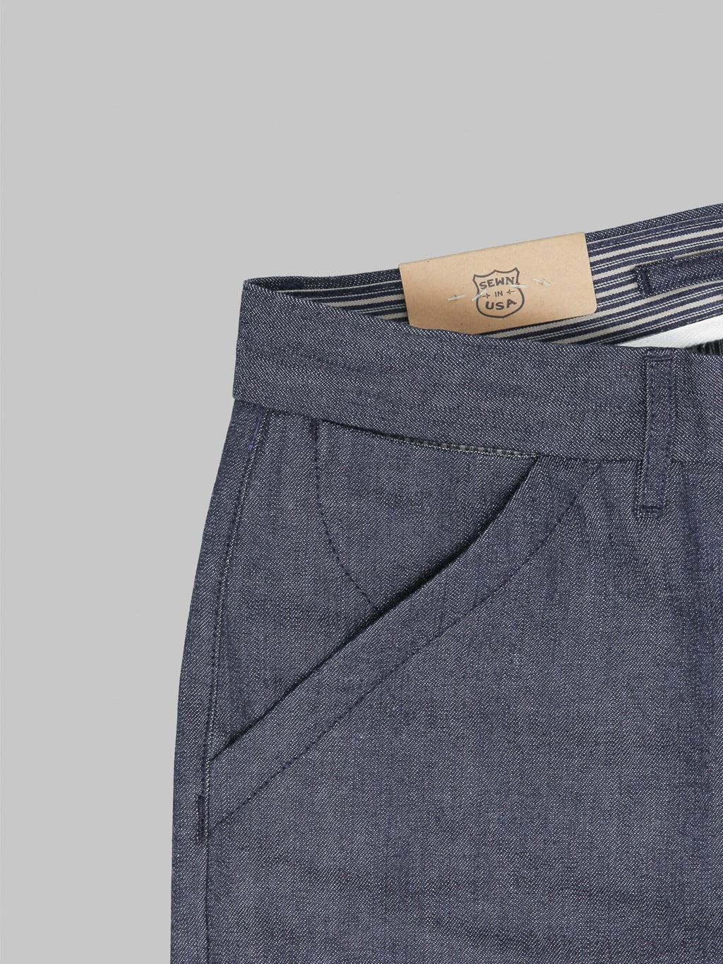 Freenote Workers Chino Slim Fit 11oz 1900 Denim  side pocket