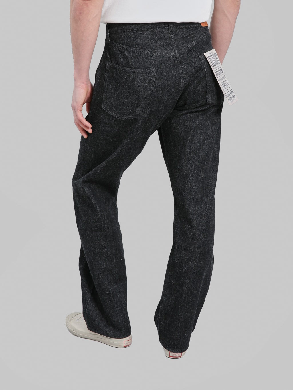 Fullcount 0105BKSS 11.5oz Wide Straight Jeans Black (Super Smooth) - Redcast Heritage Co.